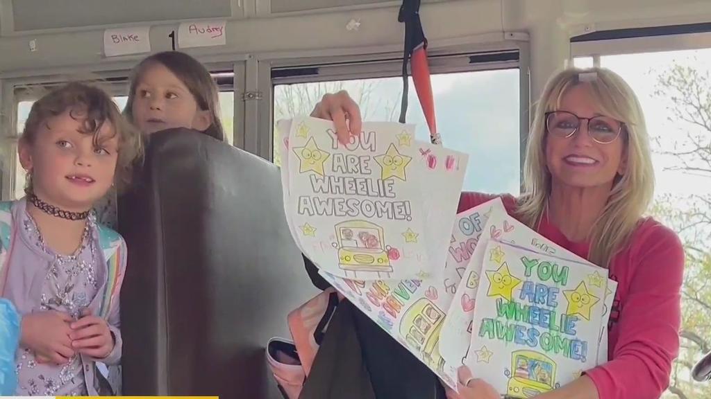 McAnnulty Elementary School students go the extra mile for bus drivers
