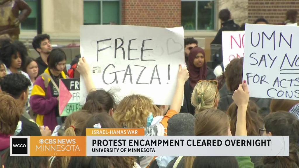 9 arrested at University of Minnesota pro-Palestinian protest
