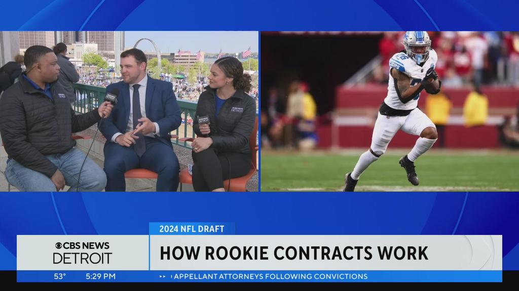 How do NFL rookie contracts work?