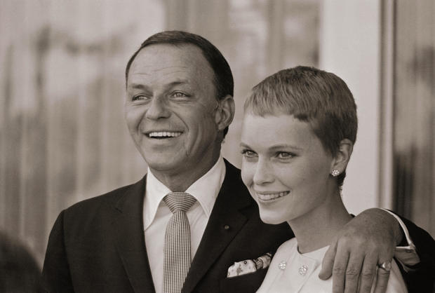 Mia Farrow and Frank Sinatra in 1966 