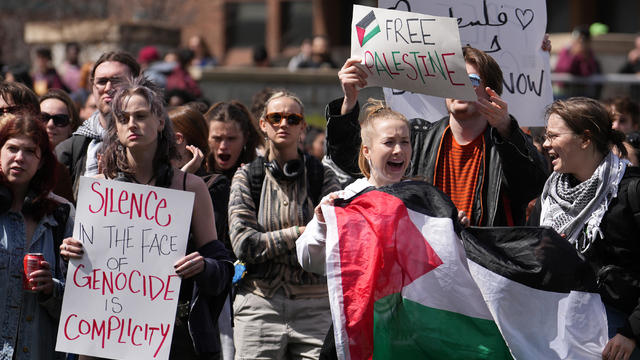 Pro-Palestine protest, University of Minnesota campus, Minneapolis, Minn. 