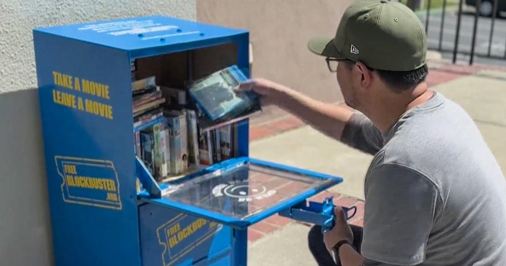 North Bay store owners resurrect spirit of Blockbuster with sidewalk ...