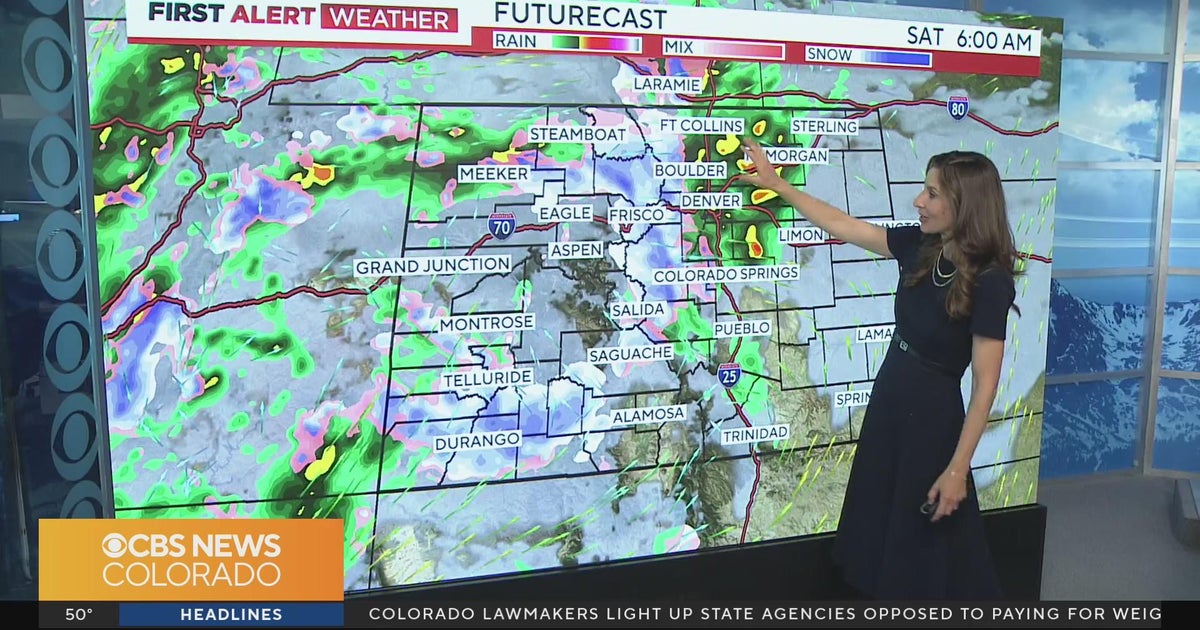 Denver weather: Storm on track to bring soaking rain this weekend - CBS ...