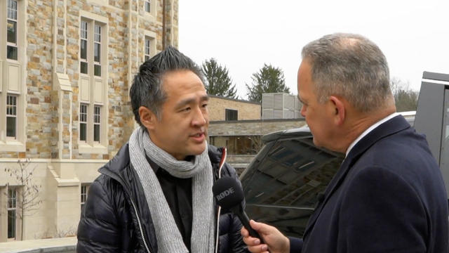 Match Group CEO Bernard Kim talks to CBS News' Jim Axelrod. 