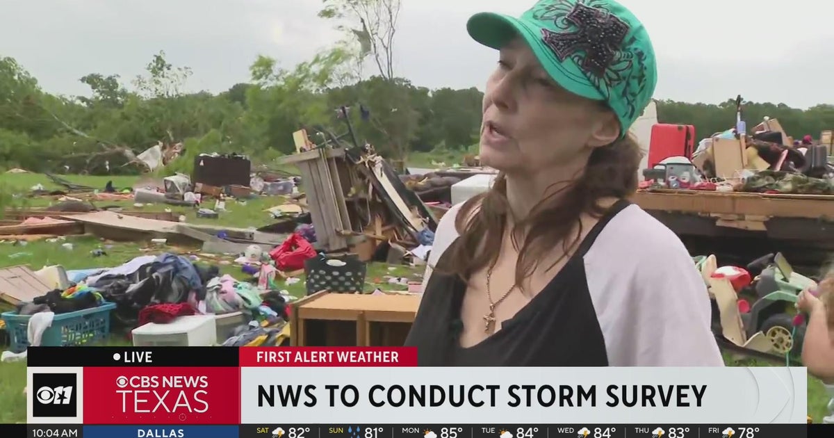 National Weather Service to conduct storm survey in North Texas - CBS Texas
