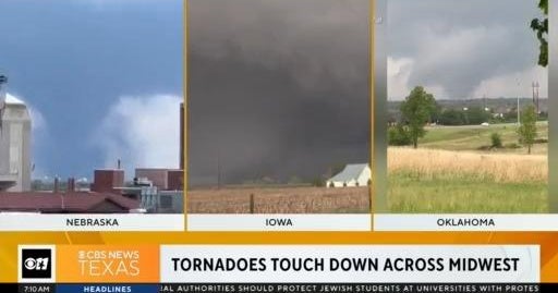 Tornadoes touch down across the Midwest, leaving destruction - CBS Texas