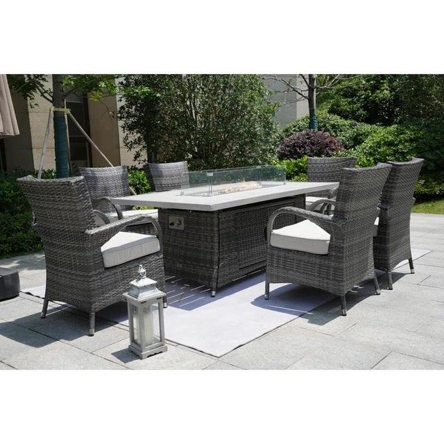 Red Barrel Studio 6-Person Rectangular Outdoor Dining Set