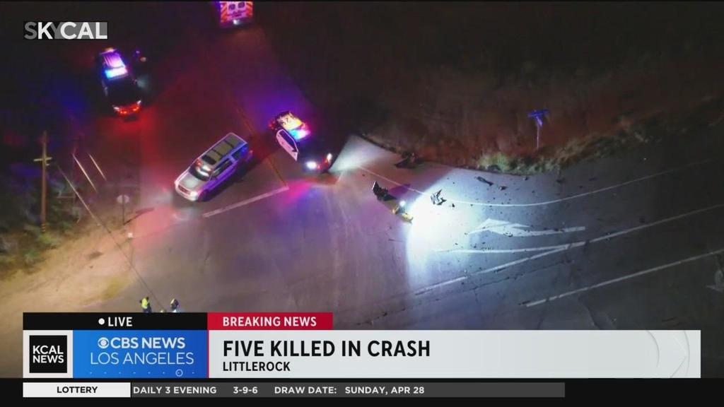5 killed in Littlerock crash near Palmdale