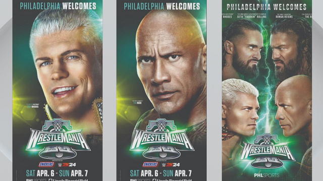 WrestleMania 40 banners up for auction 