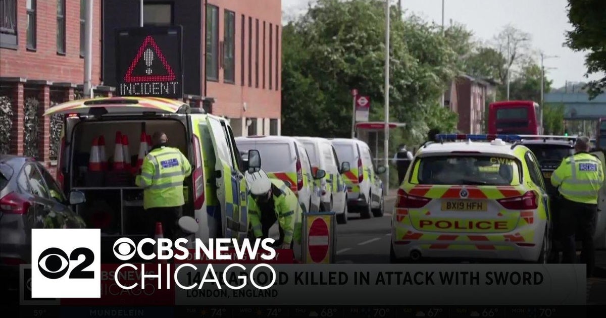 14-year-old killed in attack with sword in London - CBS Chicago