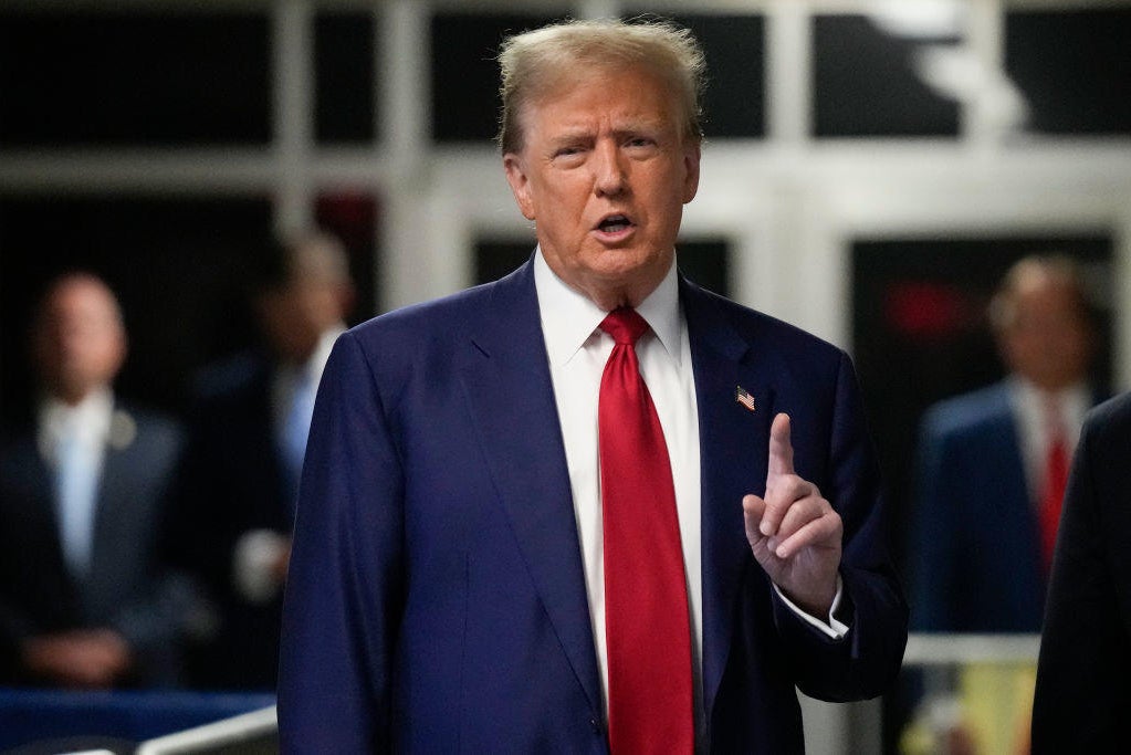 Trump held in contempt for violating gag order in "hush money" trial ...