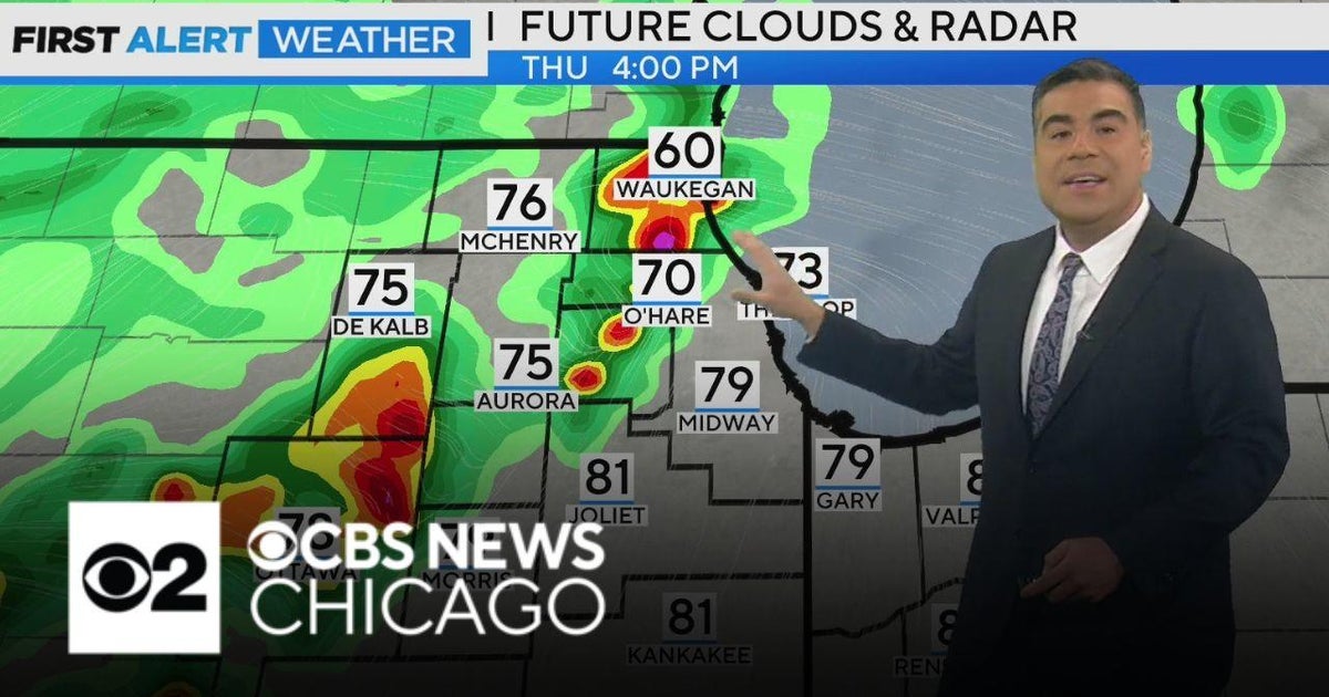 Chicago weekend gets a little rain - CBS Chicago