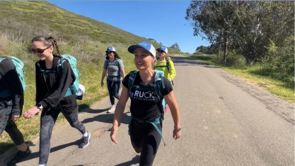 Rucking gaining in popularity with hardcore hikers and exercise
aficionados