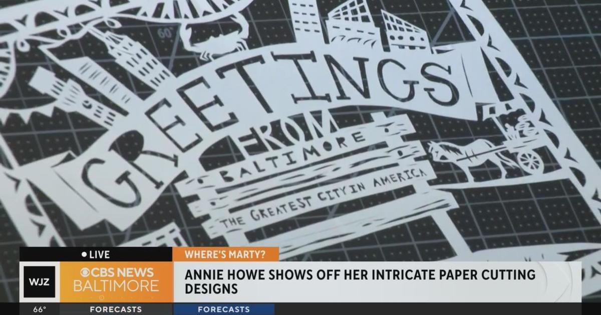 Baltimore's Annie Howe shows off her intricate paper cutting designs ...