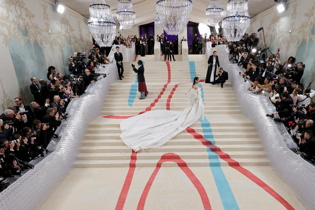 The 2023 Met Gala Celebrating "Karl Lagerfeld: A Line Of Beauty" - Red Carpet 