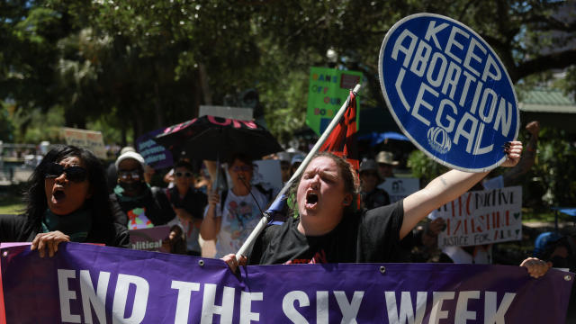 Planned Parenthood Rally To End 6-Week Abortion Ban Held In Orlando 