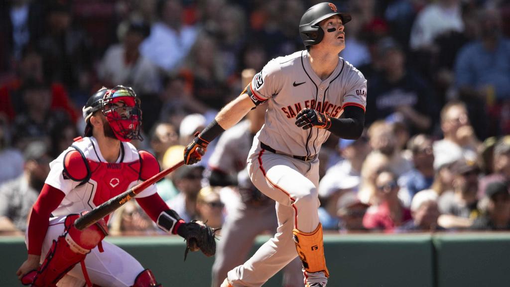 Giants' Yastrzemski homers at Fenway after visit from Hall of Fame
grandfather; SF tops Boston 3-1