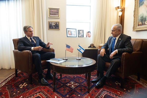 Secretary of State Antony Blinken meets pinch Israeli Prime Minister Benjamin Netanyahu 