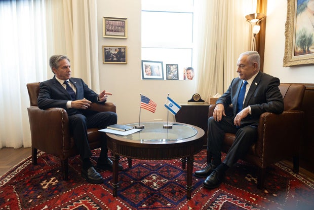 Secretary of State Antony Blinken meets with Israeli Prime Minister Benjamin Netanyahu