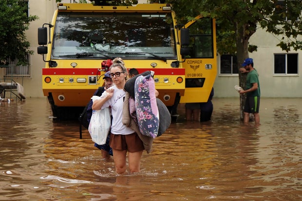 Heavy rains in Brazil