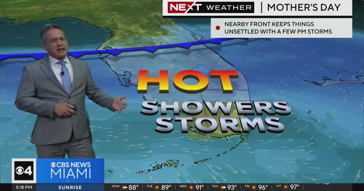 Miami weather for Monday 5/6/24 5PM - CBS Miami