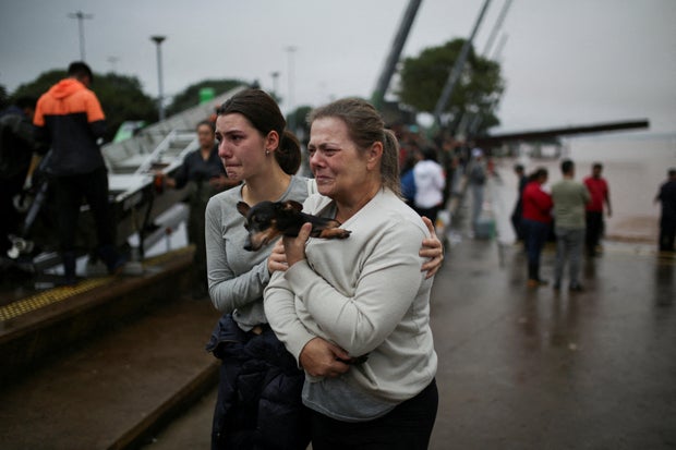 Floods due to heavy rains in Porto Alegre, Rio Grande do Sul