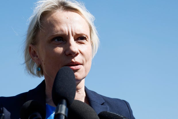 Rep. Victoria Spartz speaks during a news conference on May 01, 2024 in Washington, DC.