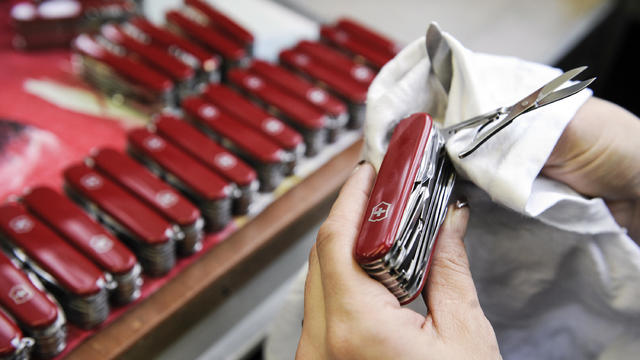 Production At The Victorinox Factory 