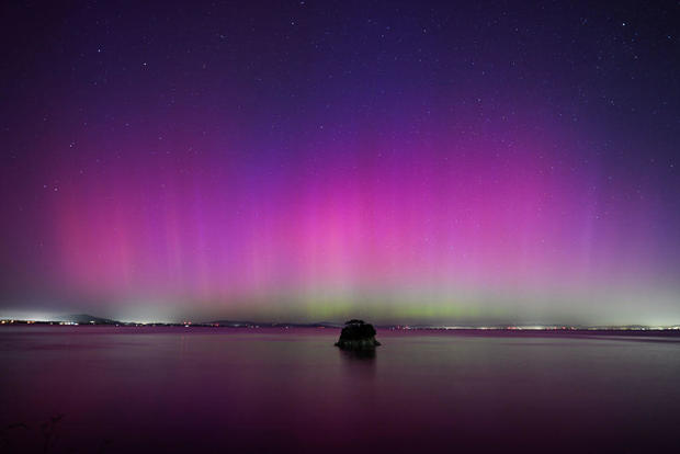 Northern lights in California 