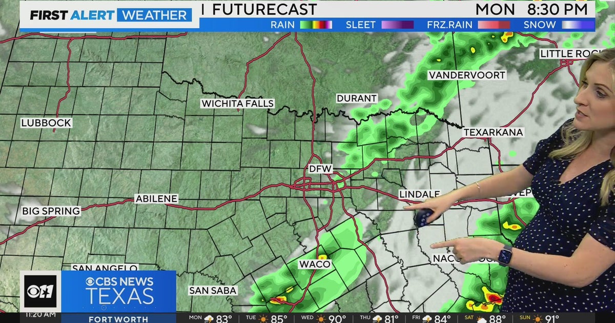More showers for parts of North Texas before sunshine returns later in ...