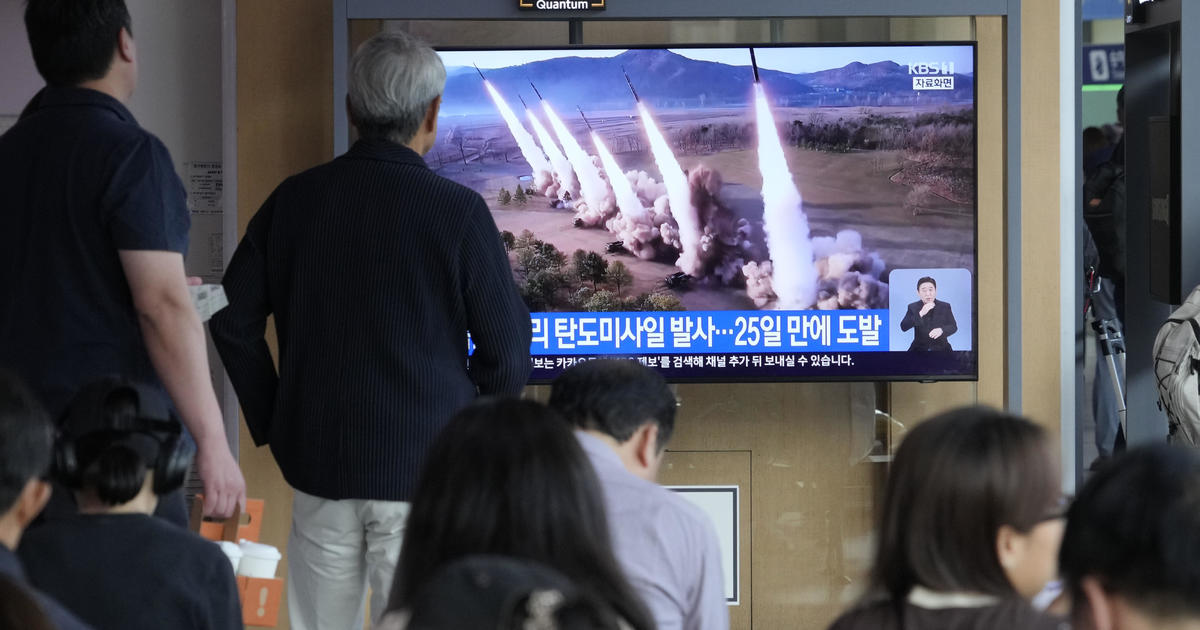 North Korea continues spate of weapons tests, firing multiple suspected short-range ballistic missiles, South says