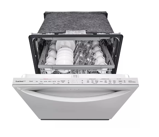 LG Top Control Smart Dishwasher with QuadWash