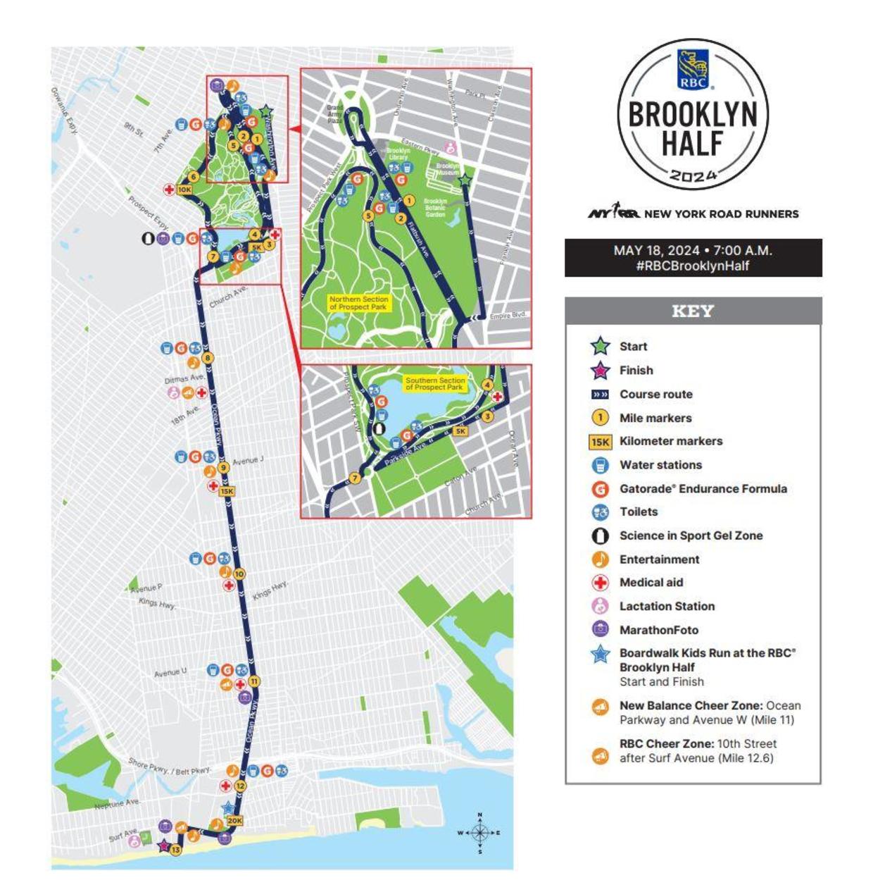 Saturday is the Brooklyn Half Marathon. Here you will find road