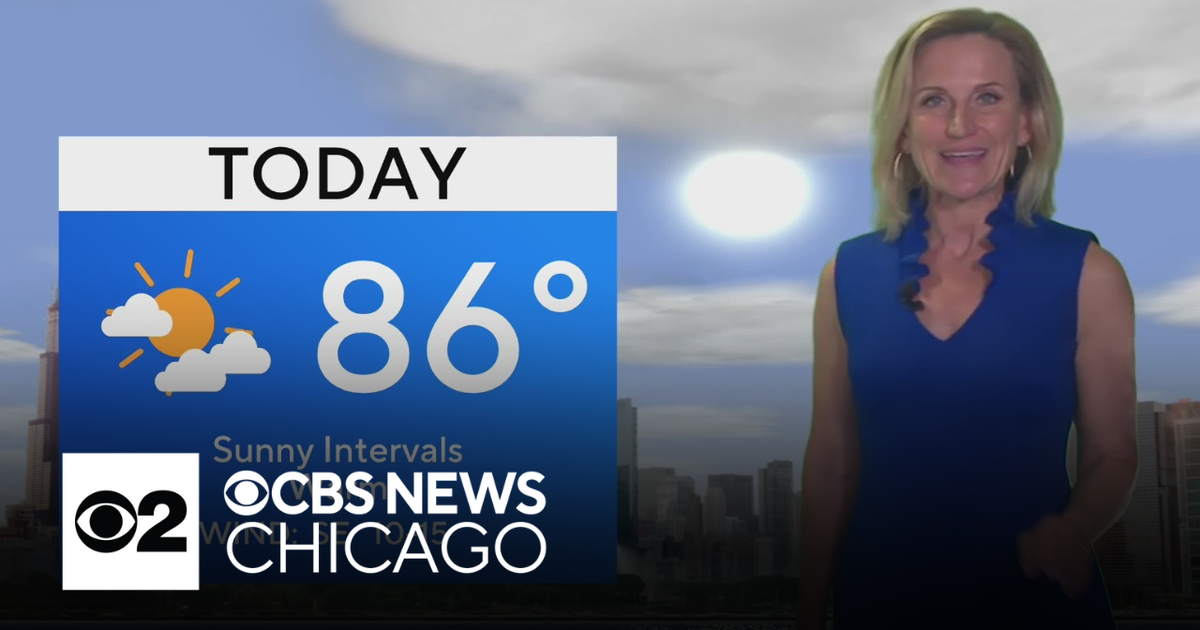 Mostly sunny in Chicago with upper 80s for highs - CBS Chicago
