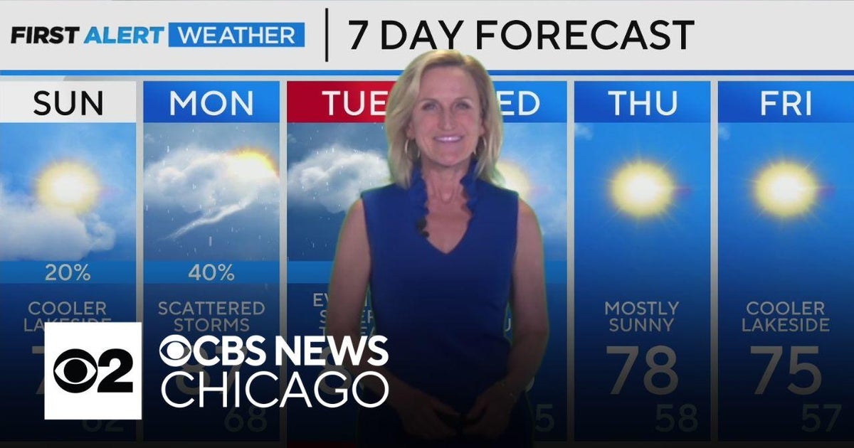 Mostly sunny Sunday in store for Chicago area - CBS Chicago