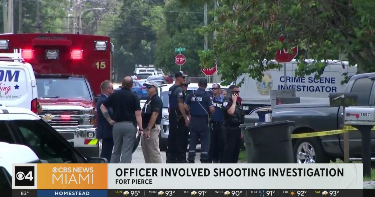 Deadly officer-involved shooting investigation in Fort Pierce - CBS Miami