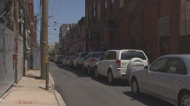 A photo of South Watts Street in South Philadelphia 