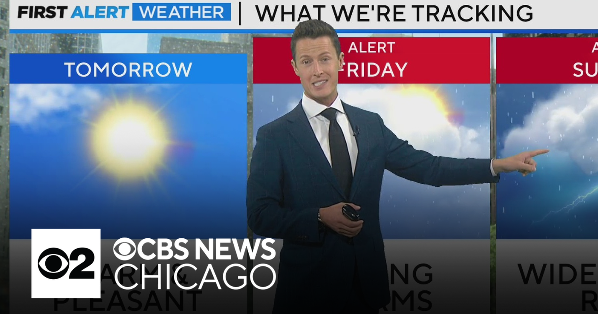 Chance of strong storms, rain later this week in Chicago area - CBS Chicago