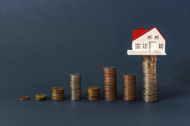 Buying and selling houses, Home concept, Home savings, Selling home, Money and house