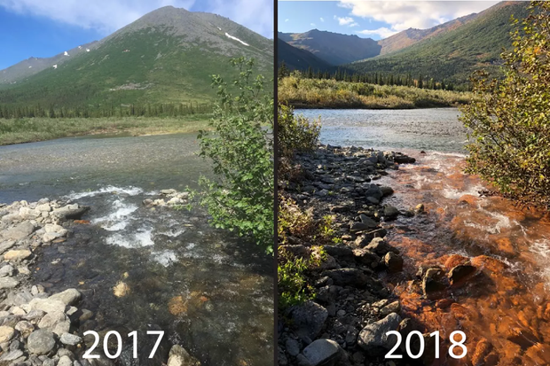 Comparison of water in Alaska