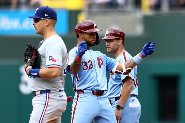 Texas Rangers v Philadelphia Phillies 