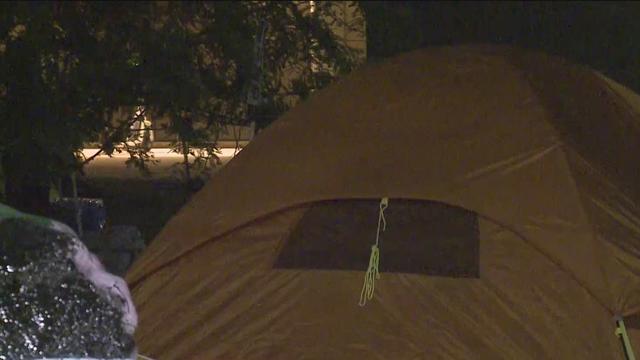 Pro-Palestinian protesters set up encampment at Wayne State University 
