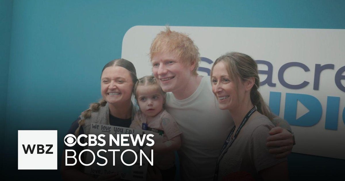 Ahead of Boston Calling performance, Ed Sheeran visits Boston Children