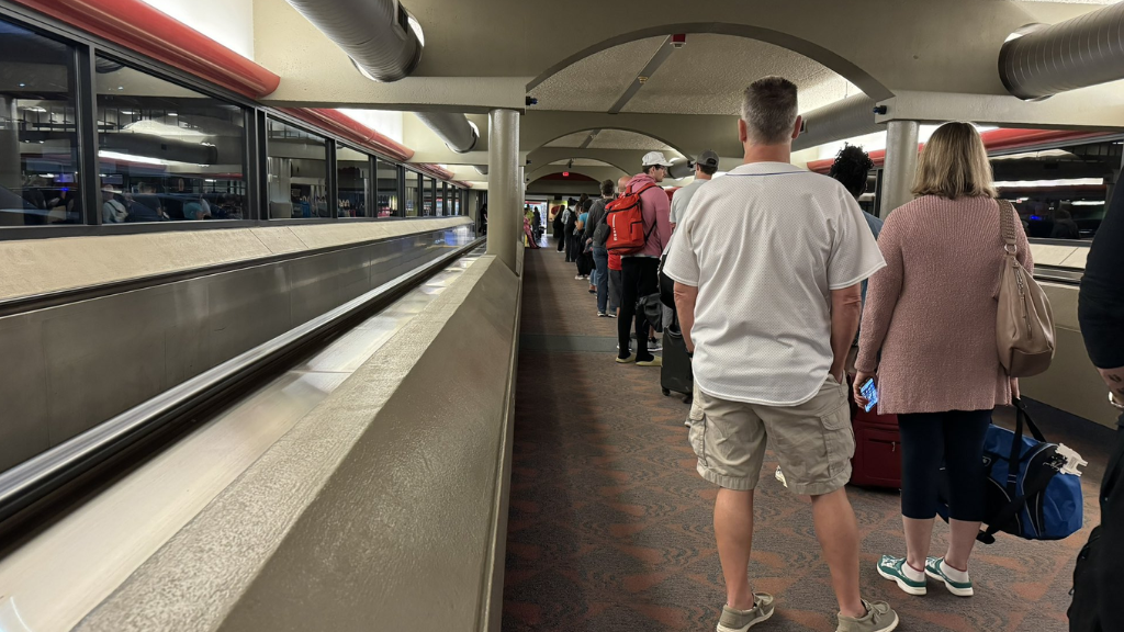 Travelers prepare for long lines at Pittsburgh International Airport
ahead of record-breaking Memorial Day Weekend travel