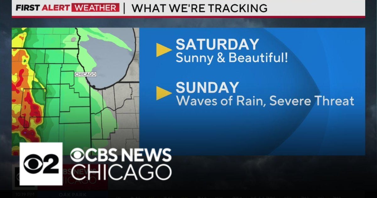 Sunny and beautiful Saturday, severe weather threat Sunday in Chicago ...