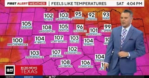 Very warm weekend ahead in North Texas - CBS Texas