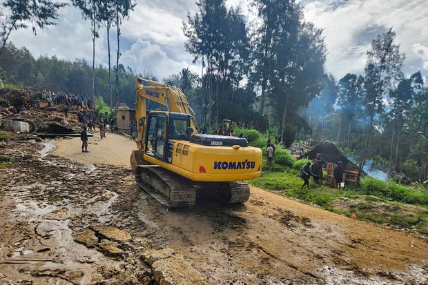 Landslide in Papua New Guinea