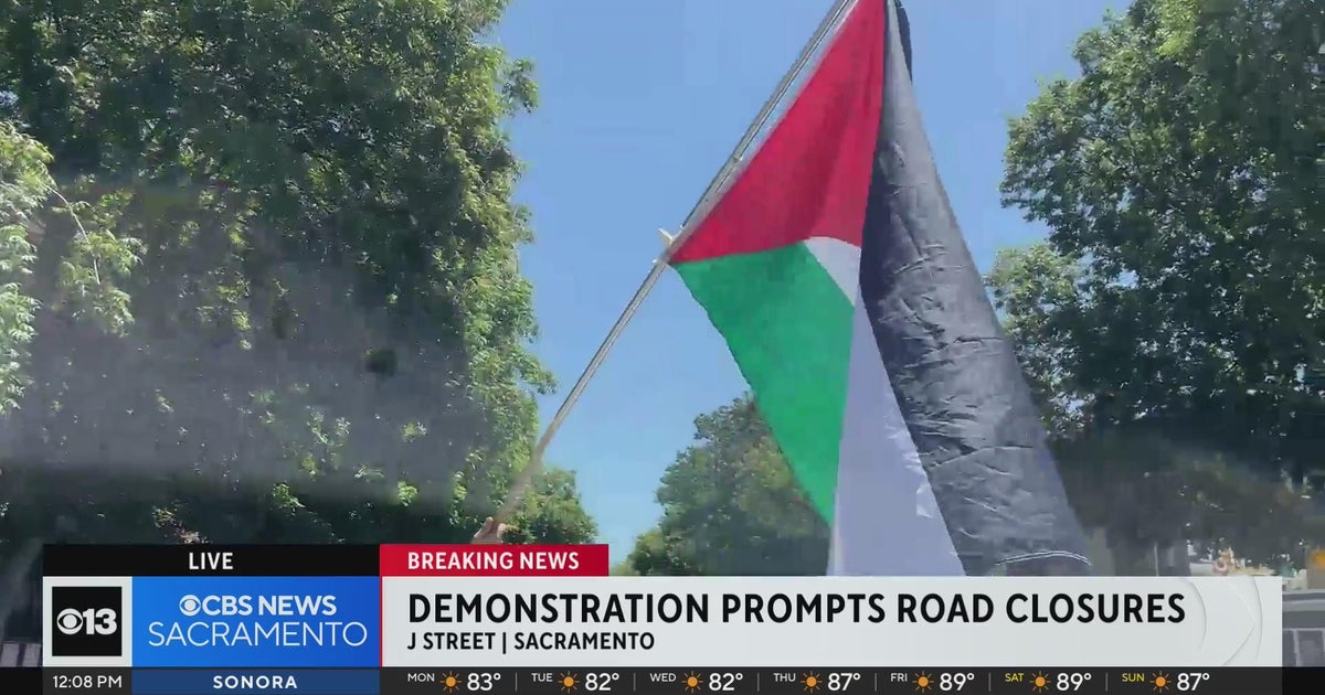 Pro-Palestinian demonstrators interrupt Memorial Day event