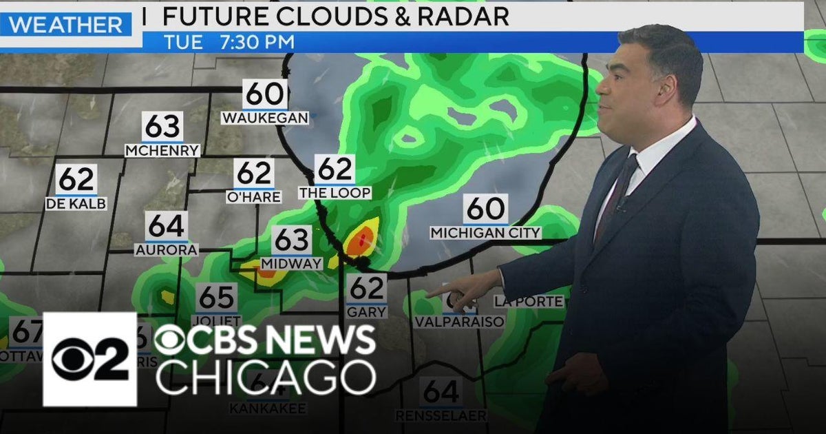 Expect thunderstorms in the Chicago area on Tuesday - CBS Chicago