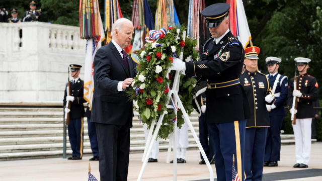 National Memorial Day Wreath-Laying and Observance Ceremony at Arlington National Cemetery, in Washington 